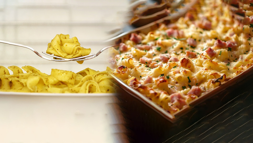 Überbackene Schinkenfleckerl | Austrian Hom Pasta Bake Rezept